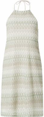 VERO MODA Šaty 'Dicte'  telová / pastelovo zelená / šedobiela