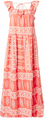 VERO MODA Letné šaty 'Dicthe'  oranžová / biela