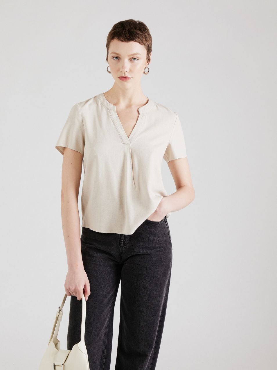 VERO MODA Blúzka 'VMMymilo'  sivobéžová