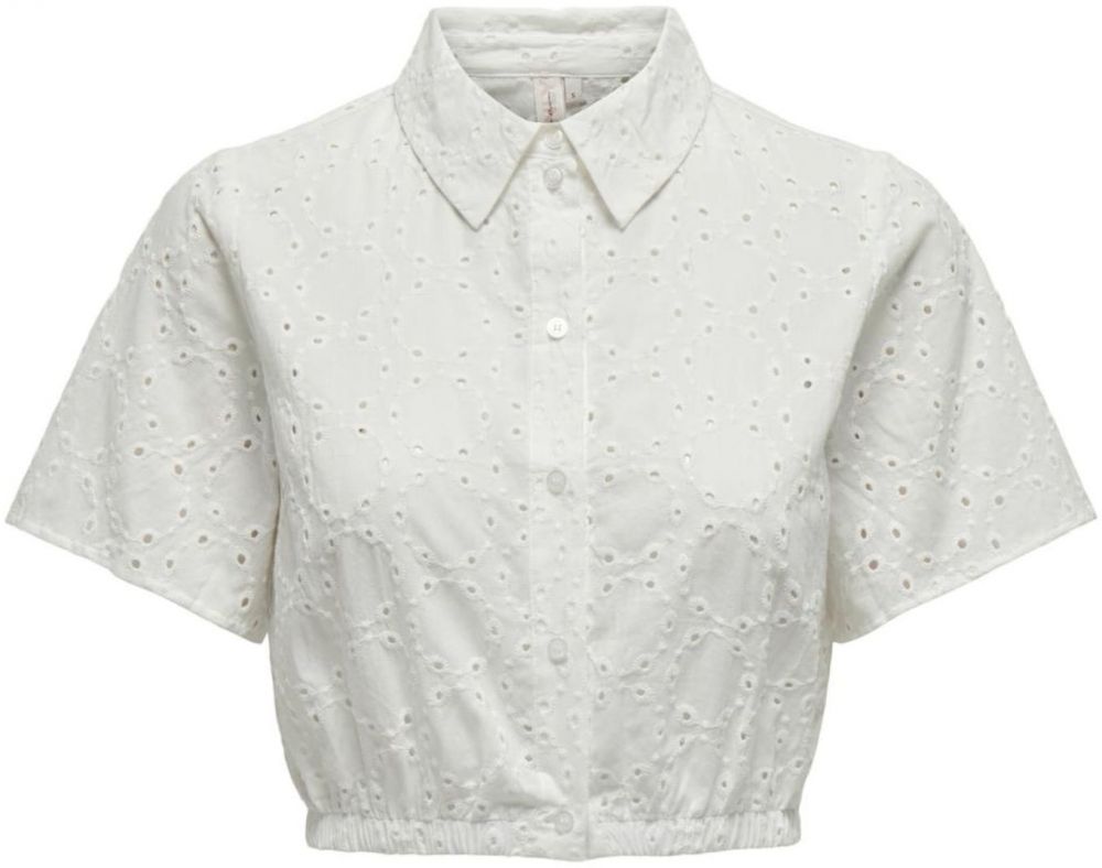 ONLY Blúzka  šedobiela