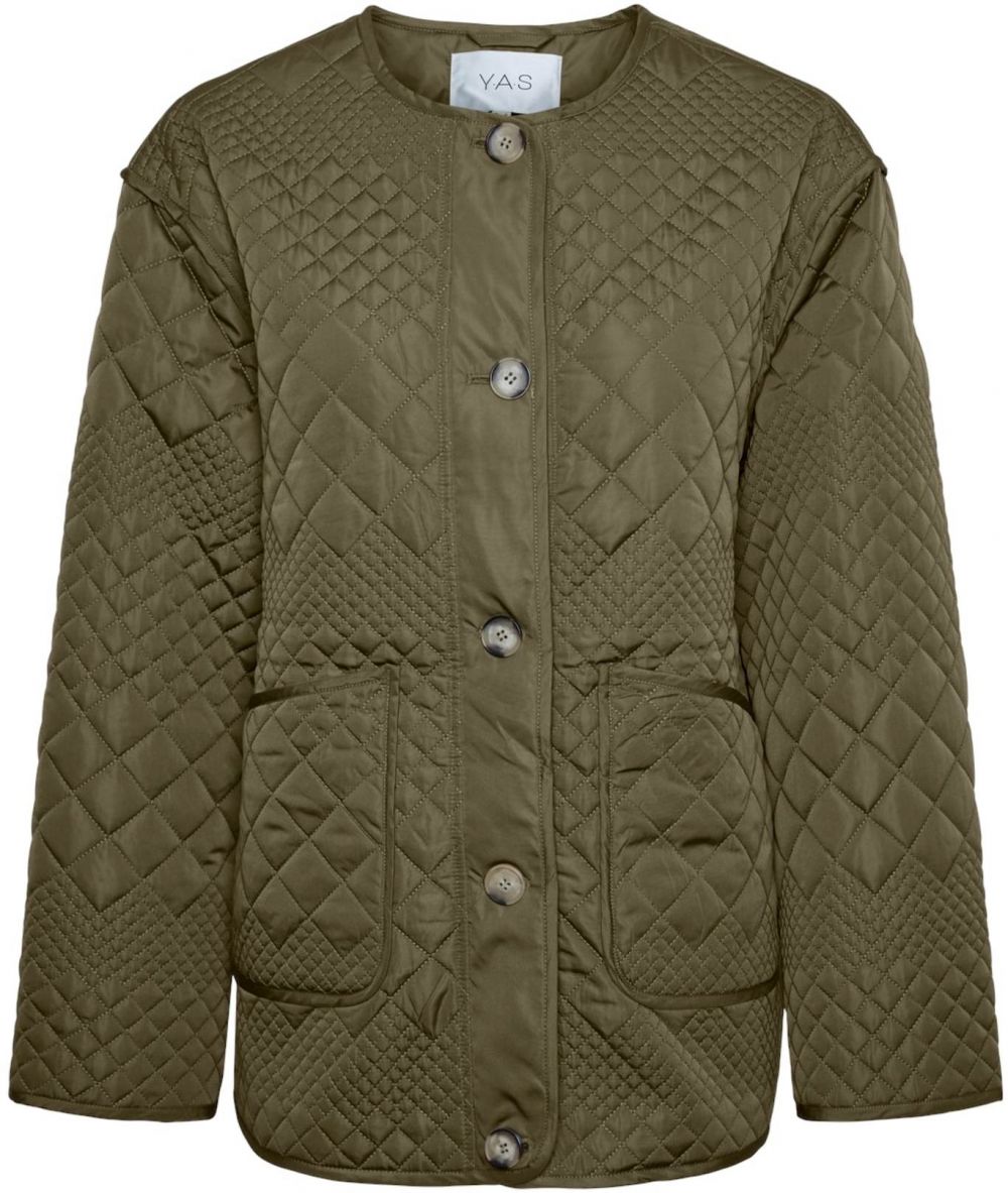 YAS Prechodná bunda 'YASLAURIE'  olivová