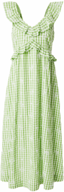 YAS Šaty 'YASTWILA'  svetlozelená / biela