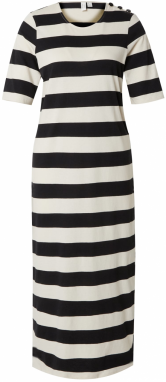 VERO MODA Šaty 'VMMILLA'  čierna / šedobiela