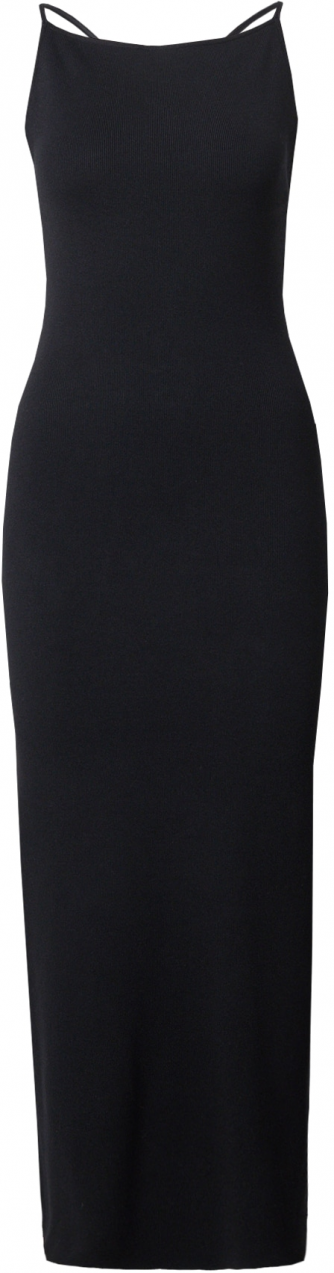 Gina Tricot Pletené šaty  čierna