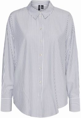 VERO MODA Blúzka 'VMNora'  tmavosivá / biela