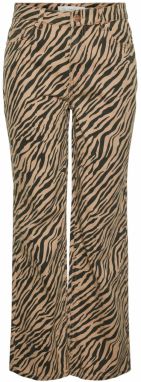 YAS Džínsy  svetlohnedá / čierna