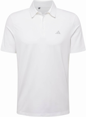 ADIDAS GOLF Funkčné tričko  striebornosivá / biela