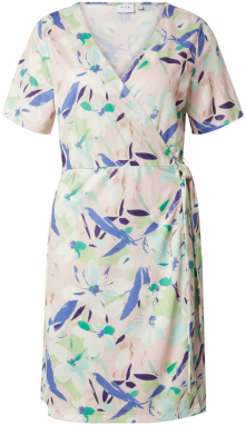 VILA Šaty 'VINATALIE'  modrá / zelená / staroružová / biela