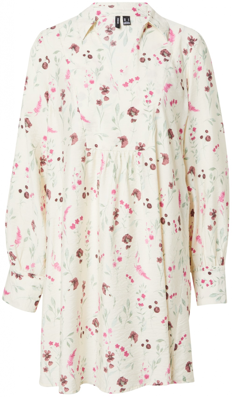 VERO MODA Košeľové šaty 'VMJOSIE'  béžová / mätová / ružová / bordová
