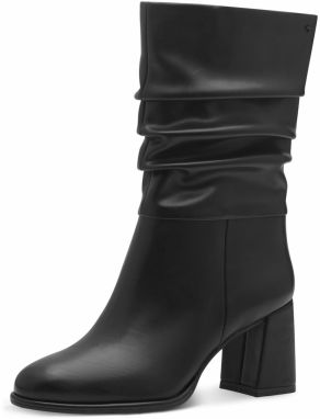 Tamaris Členkové čižmy  čierna