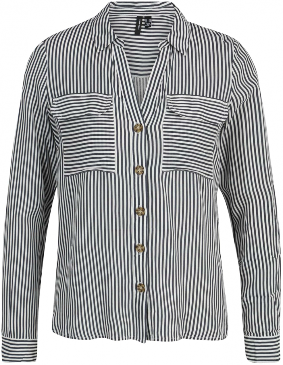 Vero Moda Petite Blúzka 'VMBUMPY'  čierna / biela