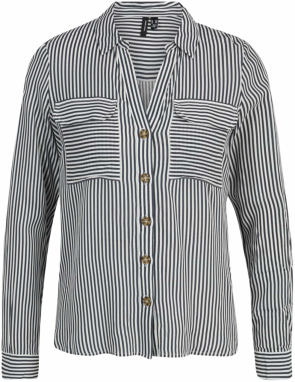 Vero Moda Petite Blúzka 'VMBUMPY'  čierna / biela