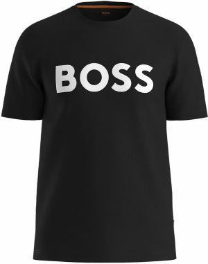 BOSS Tričko 'Thinking 1'  čierna / biela