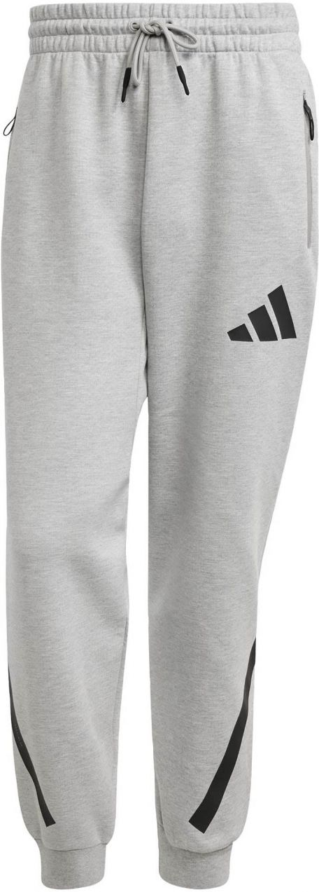 ADIDAS SPORTSWEAR Športové nohavice 'Z.N.E.'  sivá melírovaná / čierna