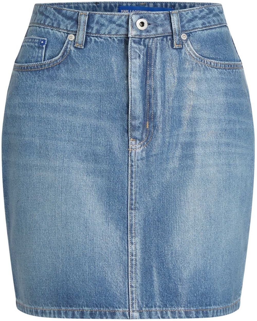 KARL LAGERFELD JEANS Sukňa  modrá denim