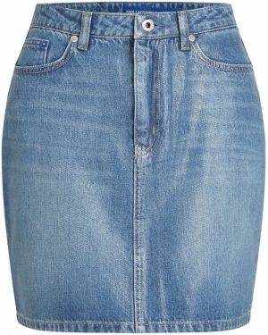 KARL LAGERFELD JEANS Sukňa  modrá denim