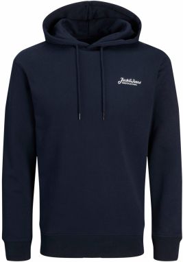 JACK & JONES Mikina 'JJBeau'  námornícka modrá / biela