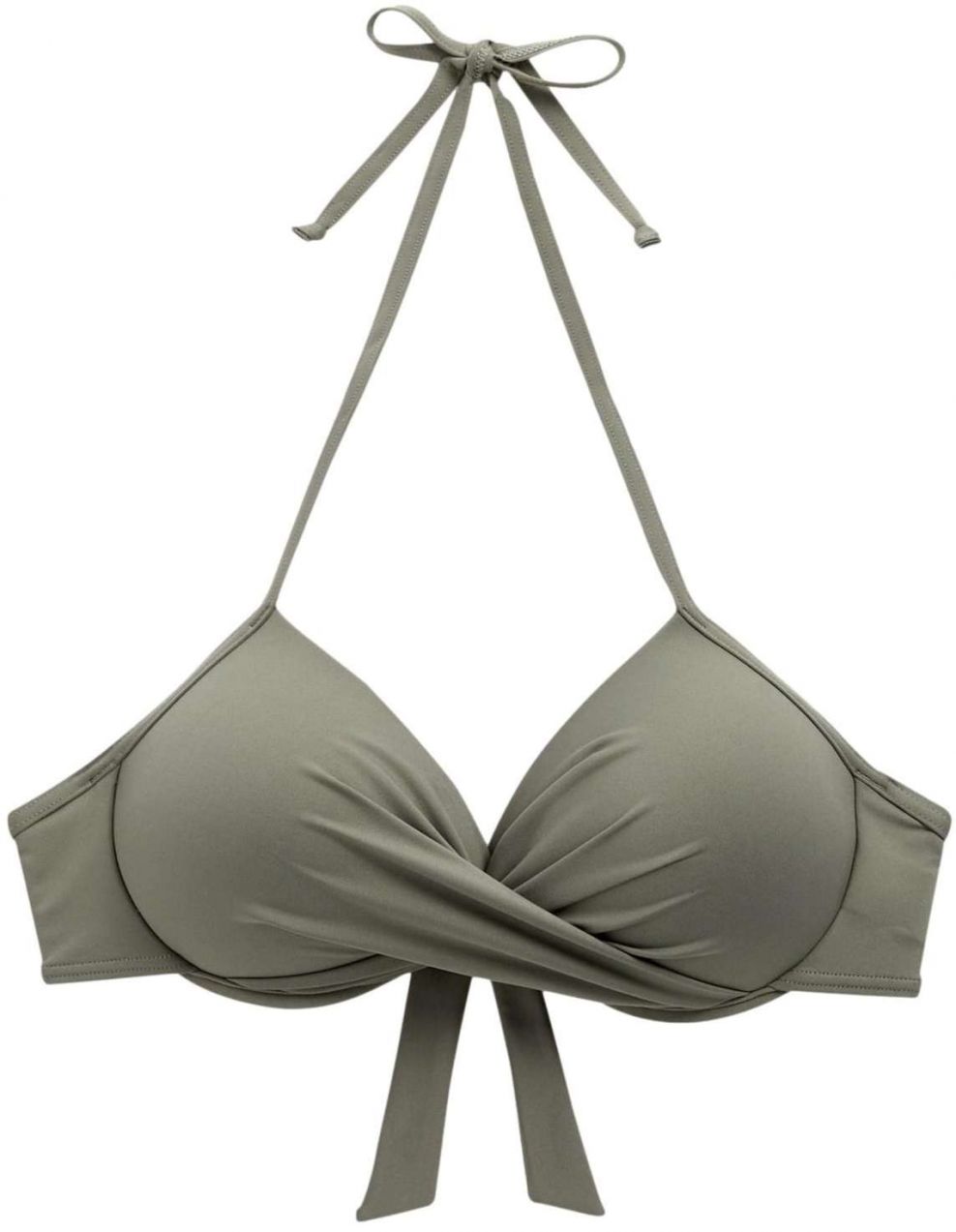 Next Bikinový top  kaki