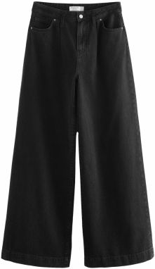 Next Plisované rifle  čierny denim