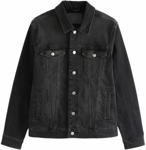Next Prechodná bunda  čierny denim