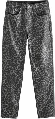 Next Džínsy  sivý denim / čierna