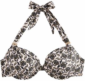 Next Bikinový top  béžová / nebielená / čierna