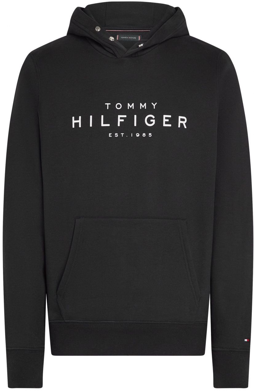 TOMMY HILFIGER Mikina  čierna / biela