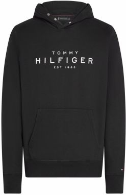 TOMMY HILFIGER Mikina  čierna / biela