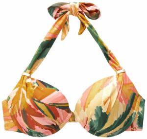Next Bikinový top  horčicová / smaragdová / koralová / ružová