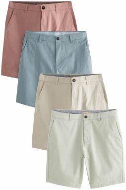 Next Chino nohavice  tmavobéžová / opálová / mätová / staroružová