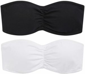 Next Bikinový top  čierna / biela