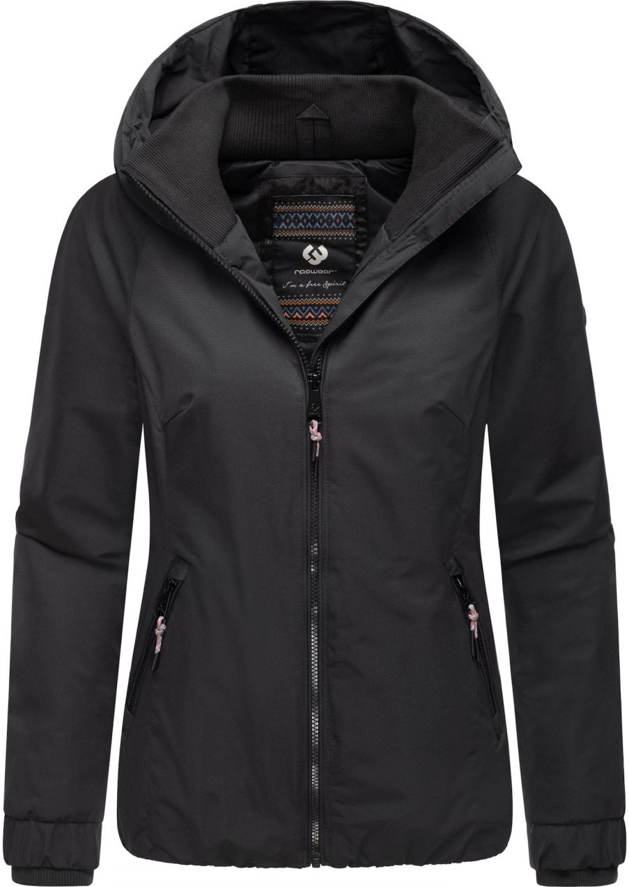 Ragwear Zimná bunda 'Dizzie Warm Rain'  čierna