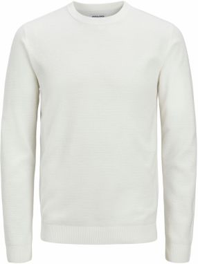 JACK & JONES Sveter 'JJBRADY'  biela
