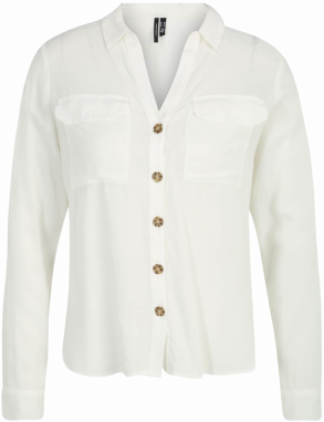 Vero Moda Petite Blúzka 'BUMPY'  biela