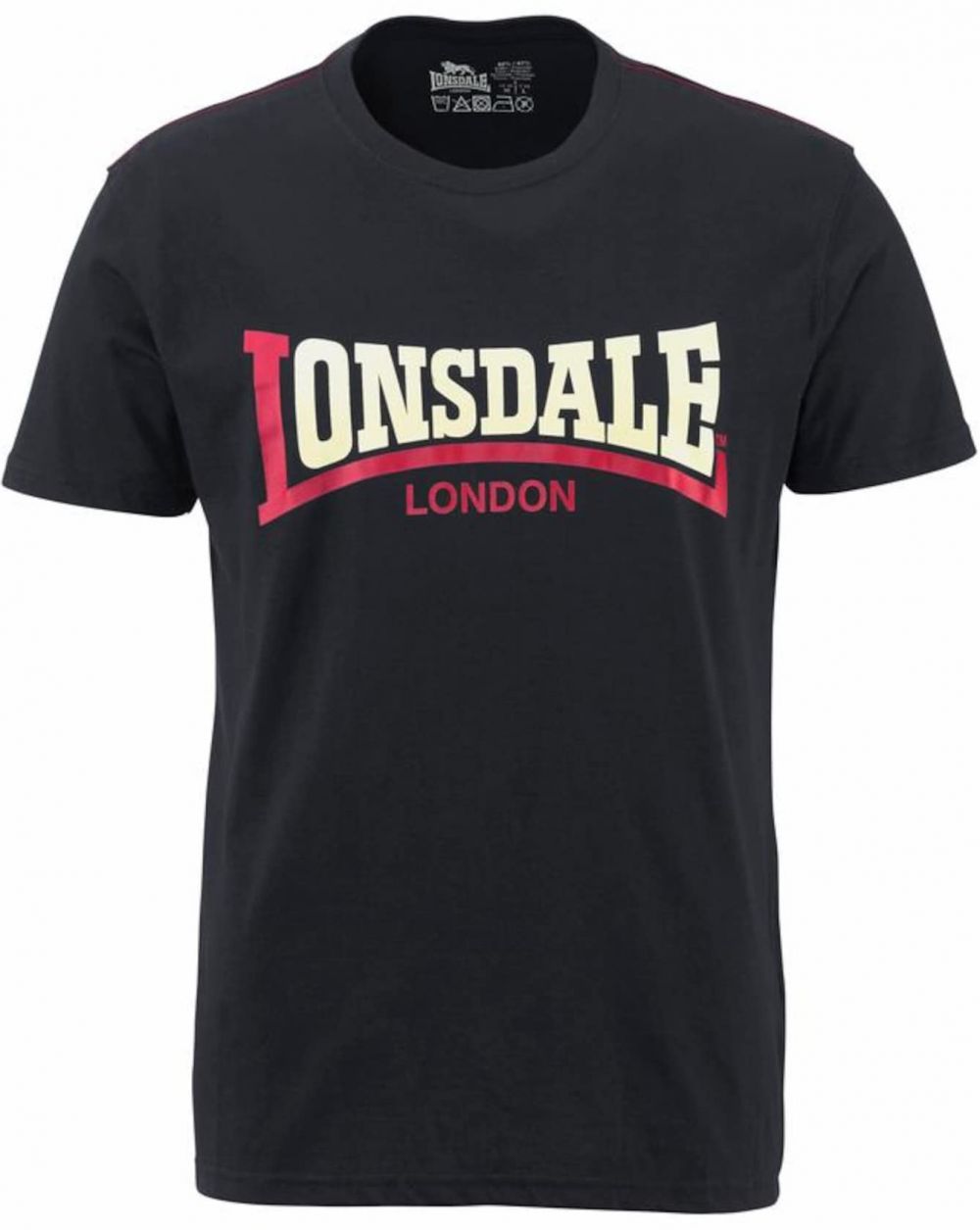 LONSDALE Tričko 'TWO TONE'  čierna