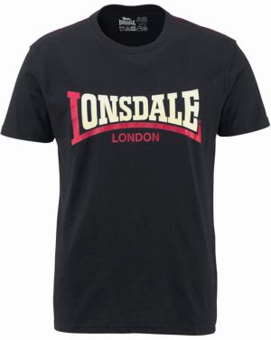 LONSDALE Tričko 'TWO TONE'  čierna
