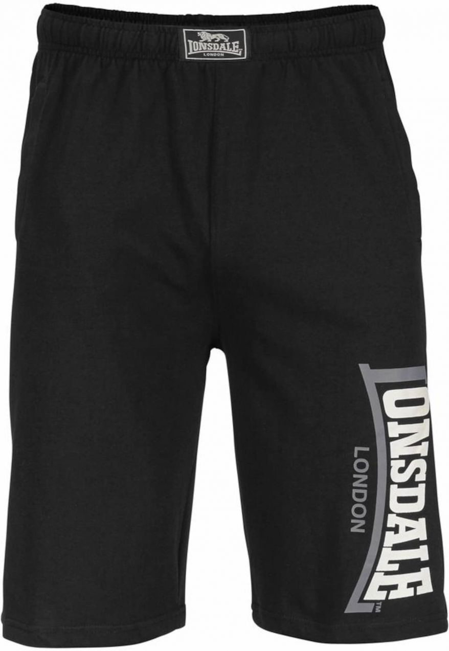 LONSDALE Nohavice 'Jam'  čierna / biela