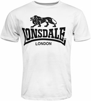 LONSDALE Tričko  čierna / biela