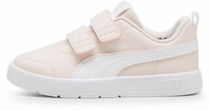 PUMA Tenisky 'Courtflex V3'  púdrová / biela
