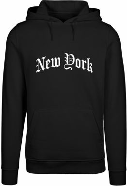 Mister Tee Mikina 'New York'  čierna / biela