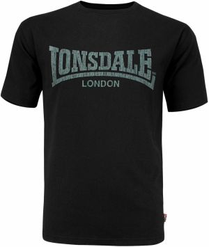 LONSDALE Tričko 'Kai'  sivá / čierna