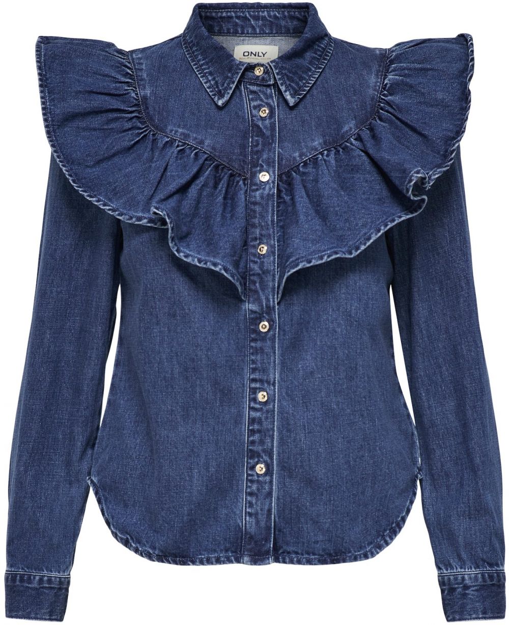 ONLY Blúzka 'ONLIndigo'  modrá denim