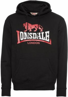 LONSDALE Mikina  červená / čierna / biela