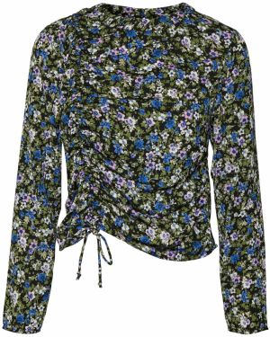 VERO MODA Blúzka 'Abby'  nebesky modrá / olivová / orchideová / čierna / biela