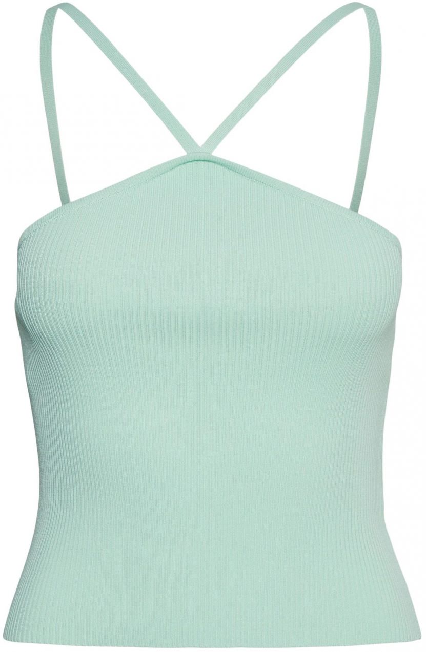 VERO MODA Vyšívaný top 'Helena'  mätová