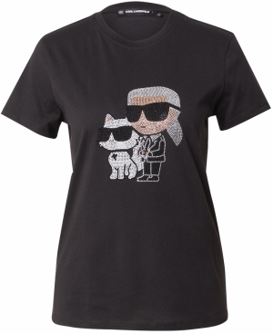 Karl Lagerfeld Tričko  zlatá / čierna / biela