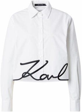 Karl Lagerfeld Blúzka  čierna / biela