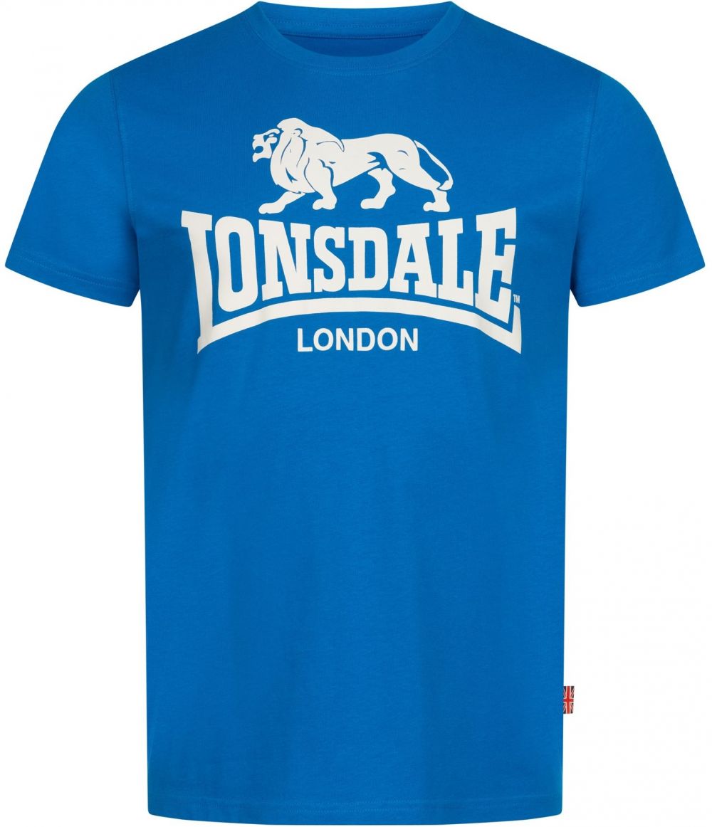 LONSDALE Tričko  azúrová / biela