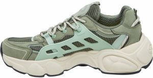 BUFFALO Nízke tenisky 'CLD Run Hike'  kaki / svetlozelená