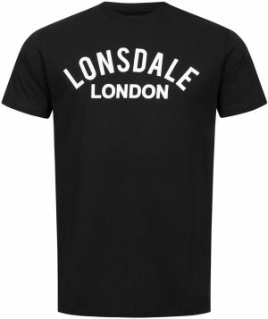 LONSDALE Tričko 'Bradfield'  čierna / biela